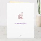 Groet van de Fee van de Verjaardag van meisjes de Kaart (Achterkant)