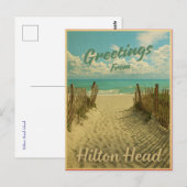 Groet van Hilton Head Island 2025 Briefkaart (Voorkant / Achterkant)