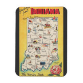 Groet van Indiana  magneet (Verticaal)