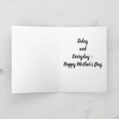 GROET VAN JE TWEELING OP **MOEDERDAG** KAART (Binnen)