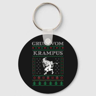Groet van Krampus Goth Verschrikkelijke Kersttrui  Sleutelhanger