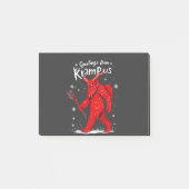 Groet van Krampus Kerstmis  Post-it® Notes (Voorkant)