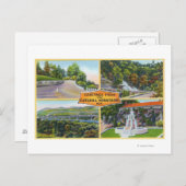 Groet van met Schilderachtig Uitzichten Briefkaart (Voorkant / Achterkant)