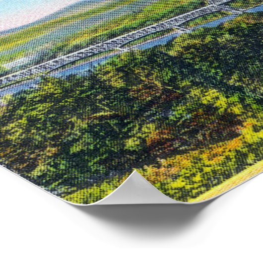 Groet van met Schilderachtig Uitzichten Poster (Hoek)