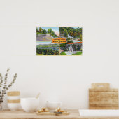 Groet van met Schilderachtig Uitzichten Poster (Keuken)