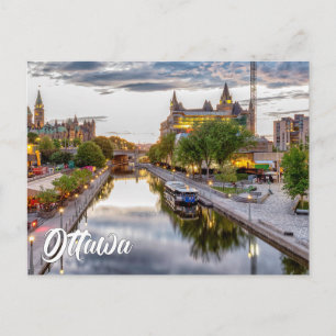 Groet vanuit Ottawa, Ontario, Canada Briefkaart