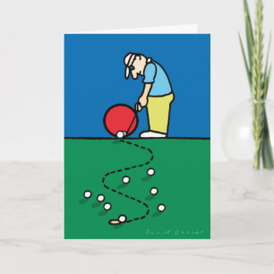 Groeten 201802 van het golf kaart