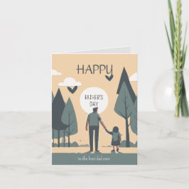 Groeten aan de beste papa ooit, lief en grappig kaart