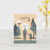 Groeten aan de beste papa ooit, lief en grappig kaart (Gele Bloem)