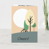 Groeten aan de beste papa ooit, mooi en grappig bedankkaart (Achterkant)