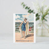 Groeten aan de kant van het Zee -  briefkaart #2 (Staand voorkant)