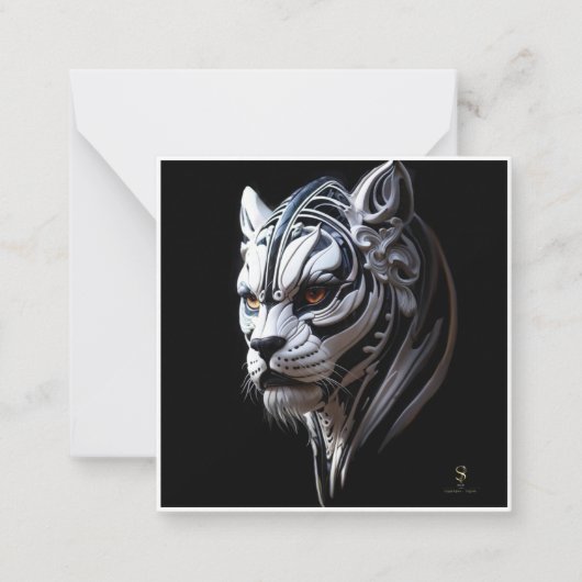 Groeten aan Sir Khan Notitiekaartje (Voorkant)