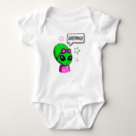 Groeten Alien Baby Girl Romper