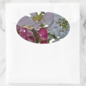 Groeten -Applaus Ovale Sticker (Tas)
