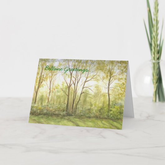 "Groeten Beltane " Kaart (Voorkant)
