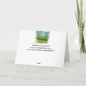 "Groeten Beltane " Kaart (Achterkant)