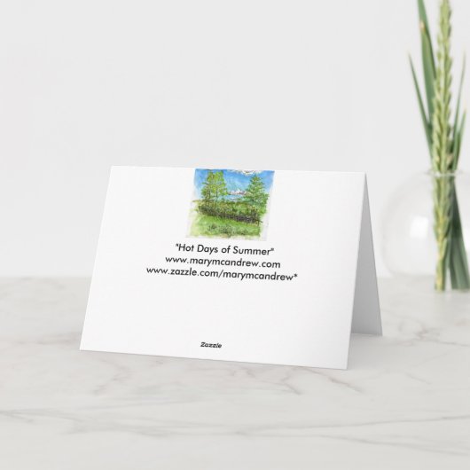 "Groeten Beltane " Kaart (Achterkant)