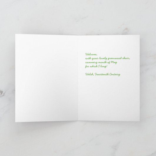 "Groeten Beltane " Kaart (Binnen)