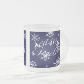 Groeten Blauwe Vakantieglas Mok set (Voorkant rechts)