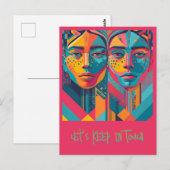 " GROETEN BRIEFKAART " (Voorkant / Achterkant)