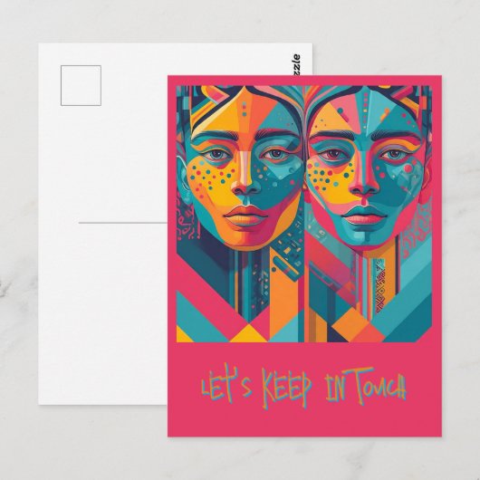 " GROETEN BRIEFKAART " (Voorkant / Achterkant)