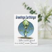 Groeten! Briefkaart (Staand voorkant)