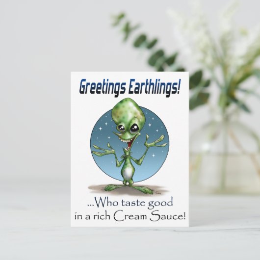 Groeten! Briefkaart (Staand voorkant)