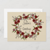 Groeten Briefkaart van het seizoen (Voorkant / Achterkant)