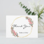 Groeten Dank u kaarten (Staand voorkant)