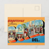 Groeten Dover Delaware  Briefkaart (Voorkant / Achterkant)