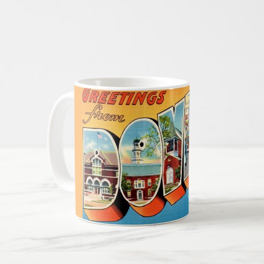 Groeten Dover Delaware Koffiemok (Voorkant links)