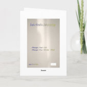 GROETEN EXOBIA: Wanneer de Schaduwen u Kaart (Achterkant)