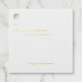 Groeten! Gelukkig Valentijn Bedankjes Labels