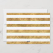 Groeten Gold Script-fotobedekking voor seizoen Feestdagenkaart (Achterkant)