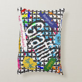 Groeten Graffiti Accent Kussen (Achterkant (Verticaal))