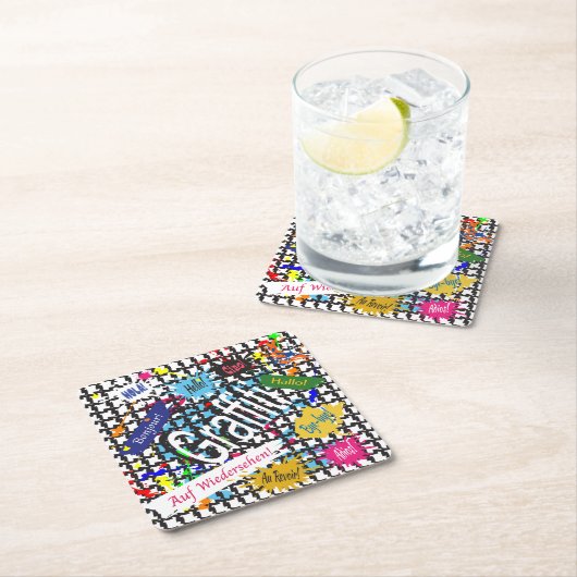 Groeten Graffiti Kartonnen Onderzetters (Insitu)