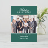 Groeten Groene Bedrijven Foto Feestdagenkaart (Staand voorkant)