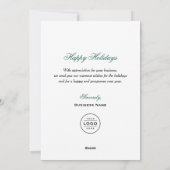 Groeten Groene Bedrijven Foto Feestdagenkaart (Achterkant)