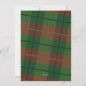 Groeten Groenen Groen Pset voor zakelijke Logo Feestdagenkaart (Achterkant)