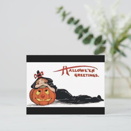  groeten Halloween Briefkaart (Staand voorkant)