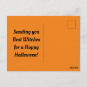  groeten Halloween Briefkaart (Achterkant)