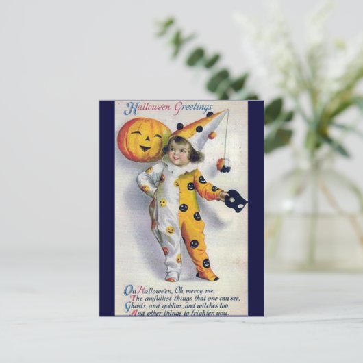  groeten Halloween Briefkaart (Staand voorkant)