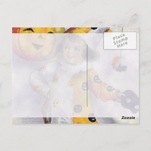  groeten Halloween Briefkaart (Achterkant)