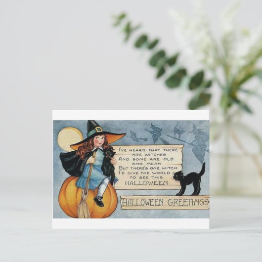  groeten Halloween Briefkaart (Staand voorkant)