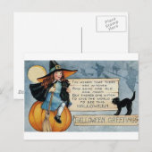 groeten Halloween Briefkaart (Voorkant / Achterkant)