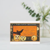  groeten Halloween Briefkaart (Staand voorkant)