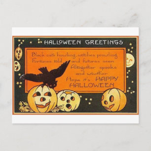  groeten Halloween Briefkaart