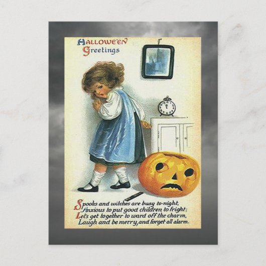 groeten Halloween Briefkaart (Voorkant)
