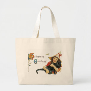 groeten Halloween Grote Tote Bag