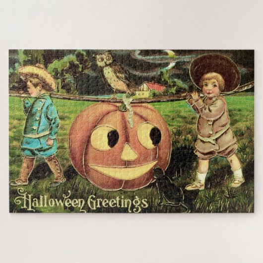  groeten Halloween Legpuzzel (Horizontaal)